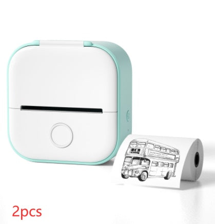 Portable Mini Thermal Label Printer Home Photo Printer Student Wrong Question Printer Bluetooth-compatible Mini Label Printer Price Tag